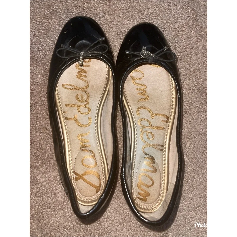 Sam Edelman Black Flats - Picture 1 of 17